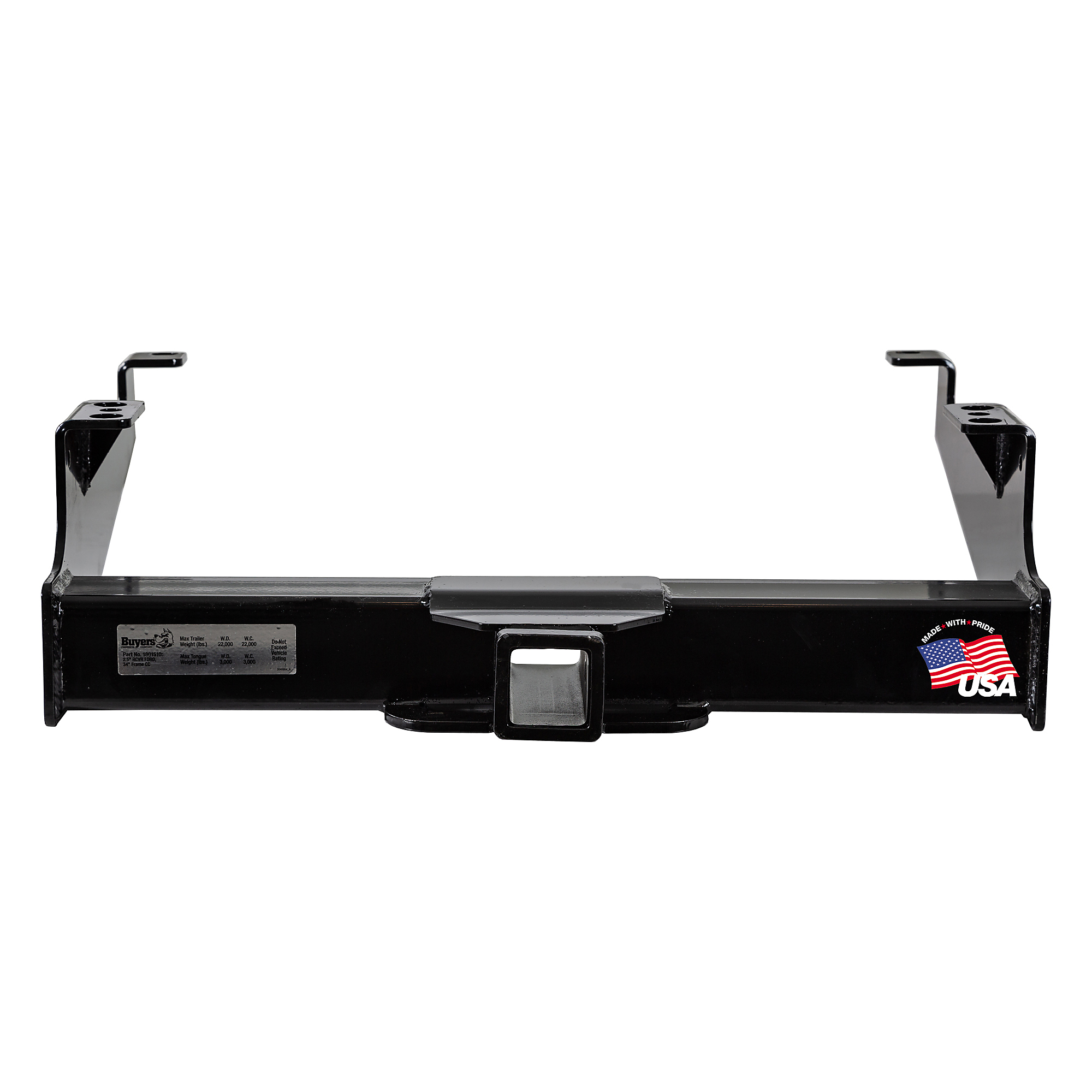 Buyers Products, Class 5 Hitch Receivers with 2-1/2in. Receiver Tubes, Capacity 22000 lb, Model# 1801510